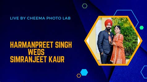 Wedding Ceremony Harmanpreet Singh Weds Simranjeet Kaur Youtube