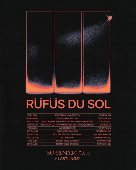 R F S Du Sol Announce North American Summer Tour