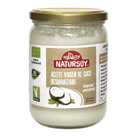 Aceite De Coco Desodorizado Natursoy 400ml En Biosano