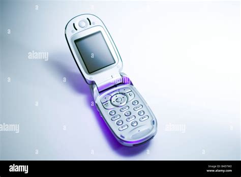 Mobile Cell Phone Clam Shell Stock Photo Alamy