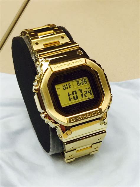 Casio G Shock Dw C Solid Kt Gold Limited Edition Gold G Shock