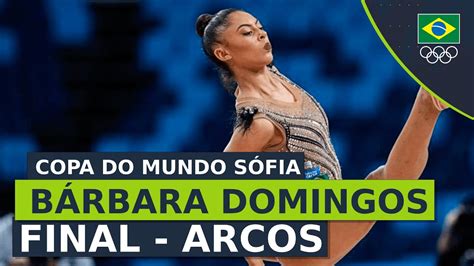 COPA DO MUNDO SÓFIA 2023 Bárbara Domingos disputa a final dos arcos