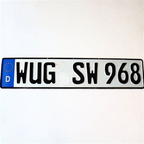 Wei Enburg Gunzenhausen Germany License Plate Wug Sw Https Buff