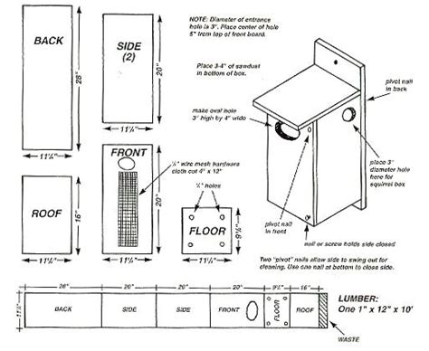 Wood Duck House Plans Instructions | plougonver.com