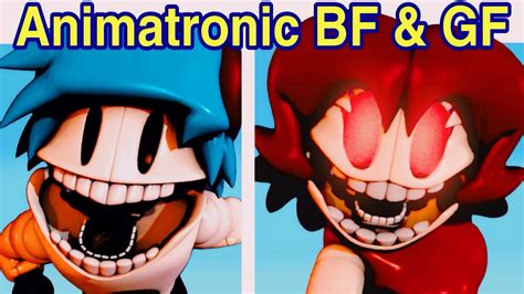 Friday Night Funkin Vs Animatronic Bf And Gf Full Mod Random Wees