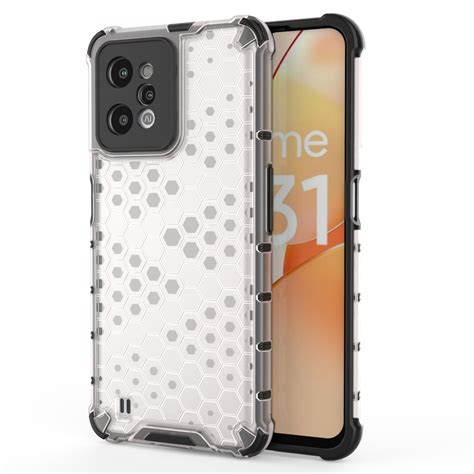 Honeycomb Etui Pancerny Pokrowiec Z Żelową Ramką Realme C31