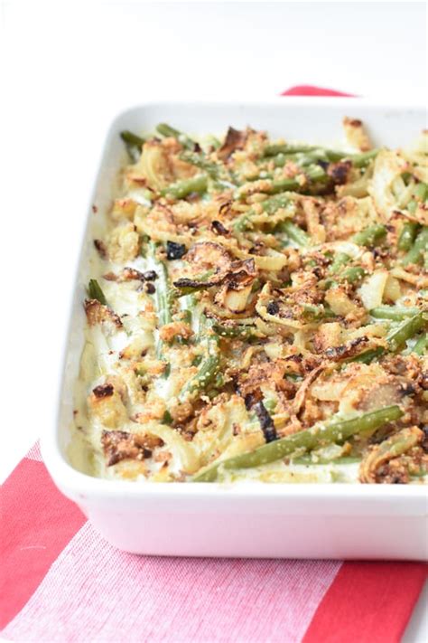 Keto Green Bean Casserole Cream Cheese Crispy Onions