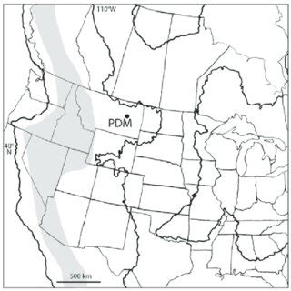 Paleogeographic Reconstruction Of The Western Interior Of North America