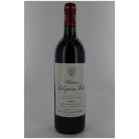 Château Labegorce Zédé 1993 Margaux Cru bourgeois Prix