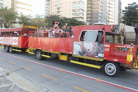 Fundo Social promove Trenzinho Solidário Jornal A Estância de Guarujá