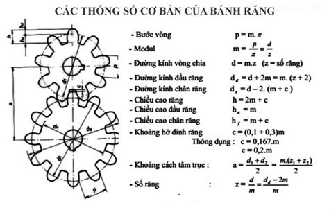 Modun của bánh răng là gì Tân Đại Phong