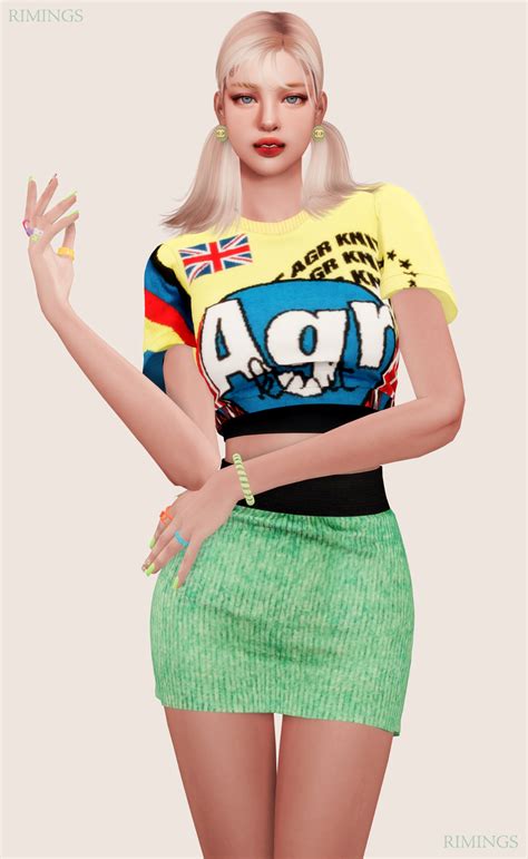 Rimings Y K Outfit Set Rimings On Patreon In Sims Clothing Sims