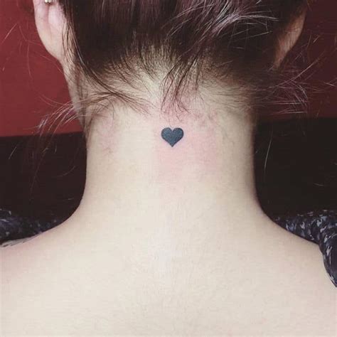 30 Trendiest Heart Tattoos On Neck And Their Meanings