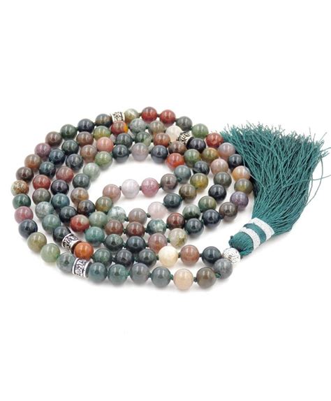 Gemstone Mala Beads Necklace Mala Bracelet Buddha Necklace Hand