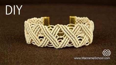 Wavy Macrame ZigZag Bracelet Tutorial Macrame Bracelet Patterns