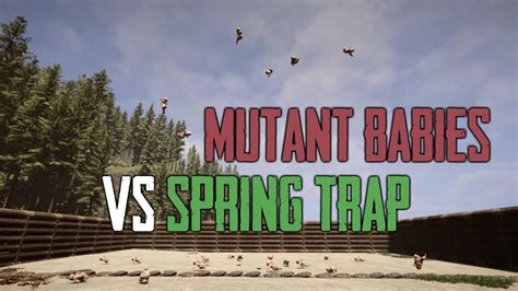 Mutant Babies Vs Spring Trap Sons Of The Forest Youtube