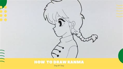 How To Draw Ranma Easy Youtube