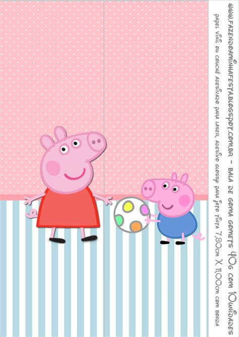 Peppa Pig Etiquetas Para Imprimir Gratis Ideas Y Material Gratis