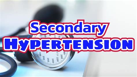 Secondary Hypertension Crash Medical Review Series Youtube