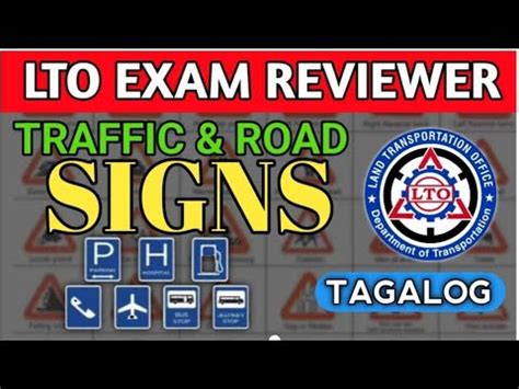 Lto Traffic And Road Signs Exam Reviewer Driver S License Exam