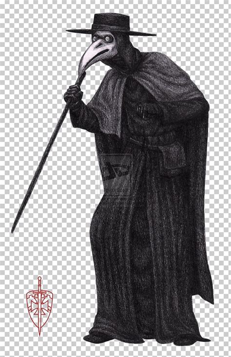 Black Death Plague Doctor Costume Bubonic Plague Png Clipart Art