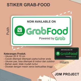 Jual Stiker Now Available Gofood Murah Shopee Indonesia