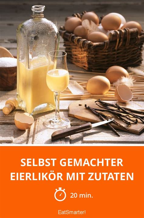 Selbst Gemachter Eierlik R Mit Zutaten Rezept Eat Smarter