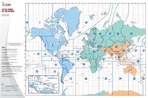 (PDF) CQ DX ZONES OF THE WORLD · This CQ DX zones map and the ITU zones map on the reverse side ...