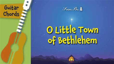 O Little town of Bethlehem Guitar Chords Tabs Notes PDF Free