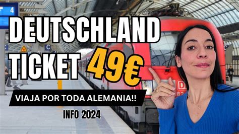 Ticket De Euros Viajar En Alemania Deutschland Ticket Tipp Y