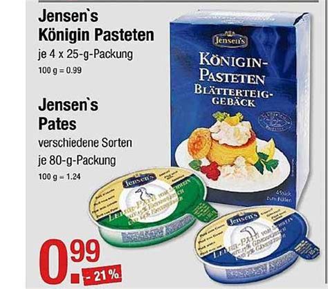 Jensen S K Nigin Pasteten Jensen S Pates Angebot Bei V Markt