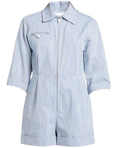 Blue Sandro Jumpsuits And Rompers For Women Lyst