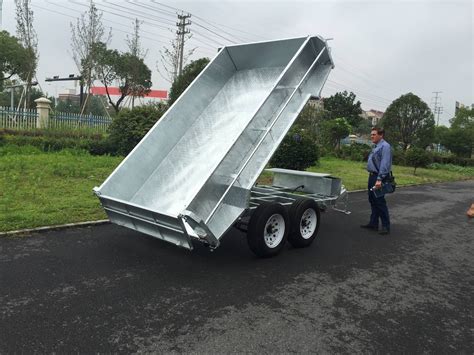 Hot Sales New X X X X Hydraulic Tipper Car Trailer China