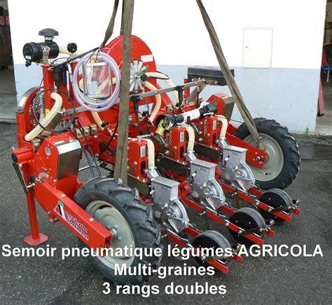 Semoir pneumatique légumes AGRICOLA Ets Fatton