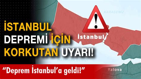 Uzman isimden flaş açıklama İstanbul depremi için korkutan uyarı