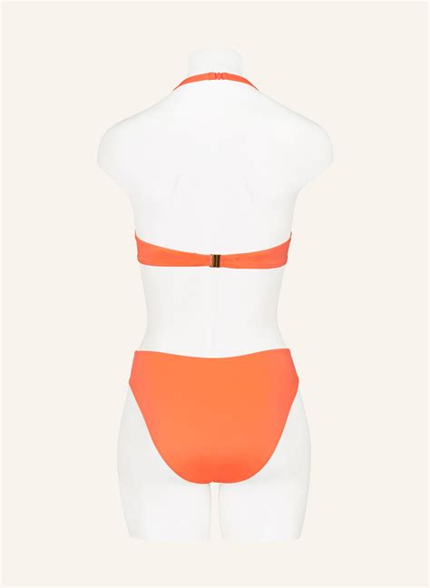 Marie Jo B Gel Bikini Top Almoshi Mit Glitzergarn In Neonorange Lila Gr N