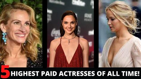 Top Highest Paid Actresses Of All Time District Tv Youtube