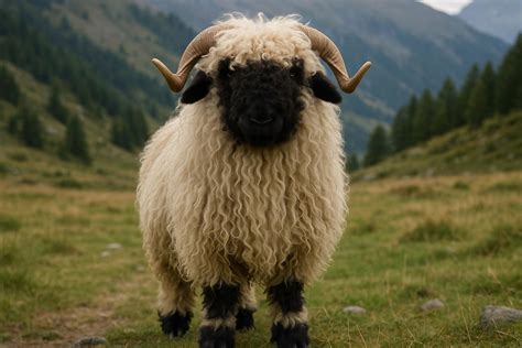 badger face welsh mountain sheep