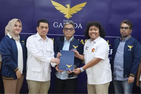 Partai Garuda Resmi Dukung Riza Patria Marshel Di Pilwalkot Tangsel