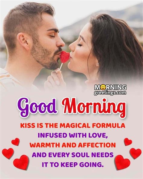 40 Romantic Good Morning Kiss Images Morning Greetings Morning