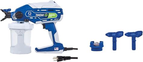 Graco 26d283 Truecoat 360 Variable Speed Paint Sprayer Bundle With 18f520 Paint Spray Tip Kit