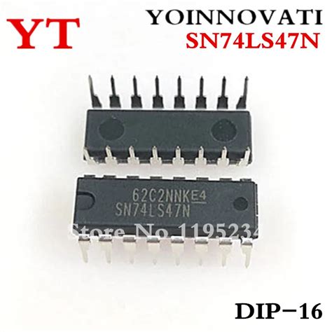 Free Shipping SN74LS47N SN74LS47 74LS47 DIP16 IC DECOD DRVR 16 DIP 100