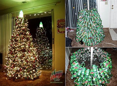 Diy Christmas Trees Made From Recycled Materials