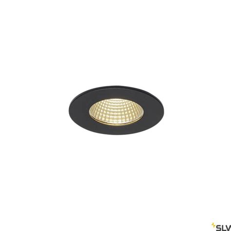 Shop Slv Patta I Recessed Ceiling Light Round Matt Black W