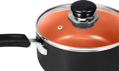 Utopia Kitchen 2 Quart Nonstick Saucepan With Glass Lid Ebay