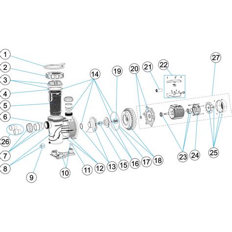 Pièces détachées pompe de filtration VERDON