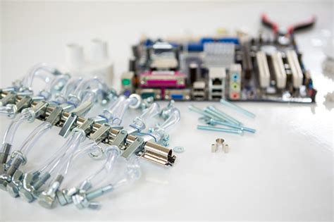 Spare Parts Of Motherboard Stock Photo - Download Image Now - 20-24 ...