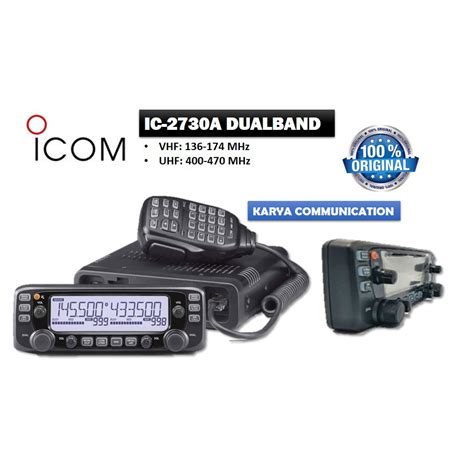 Jual Rig Icom Ic A Dualband Original Japan Shopee Indonesia