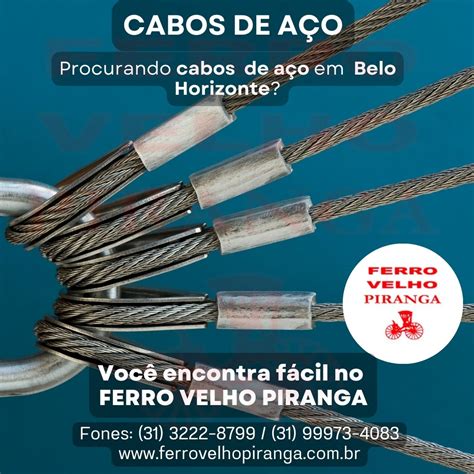 Tipos De Cabos De A O E Suas Aplica Es Ferro Velho Piranga