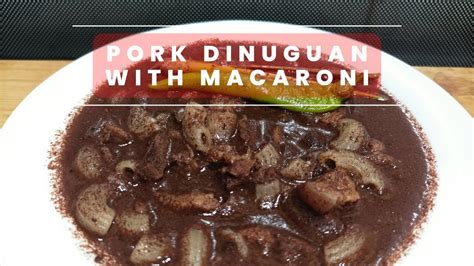 How To Cook Pork Dinuguan Dinuguan With Macaroni Lutong Bahay YouTube